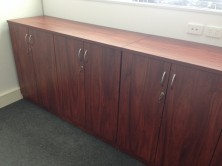Special Custom Credenza. 3 Units To Sit Side By Side With 6 Hinged Doors 3000 L X 550 W X 1000 H